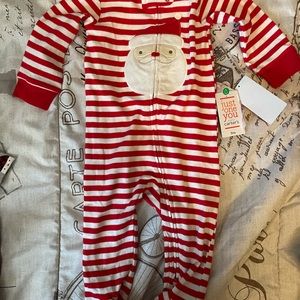 Santa 9month onesie
